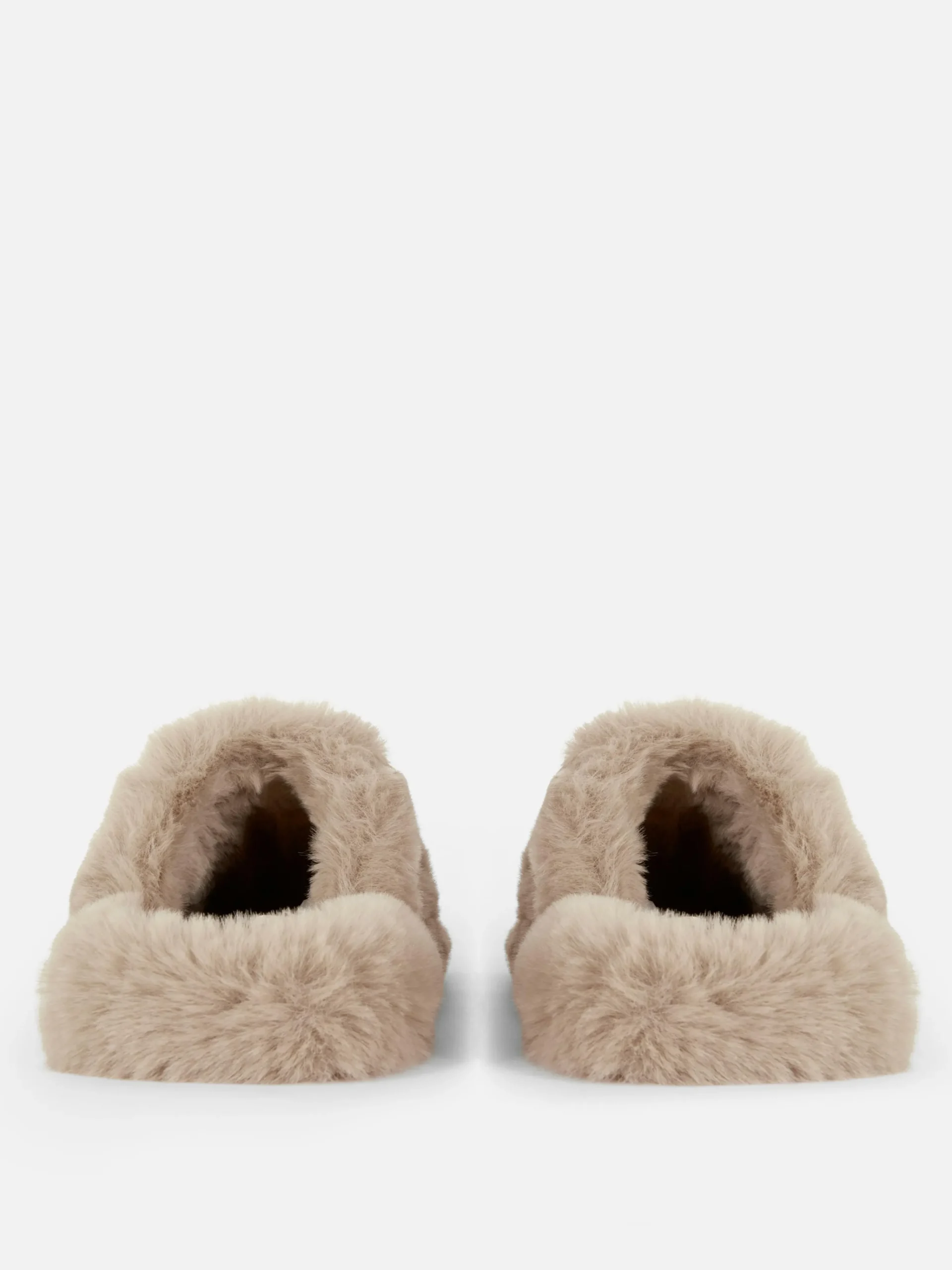 Faux Fur Mule Slippers|Primark Discount