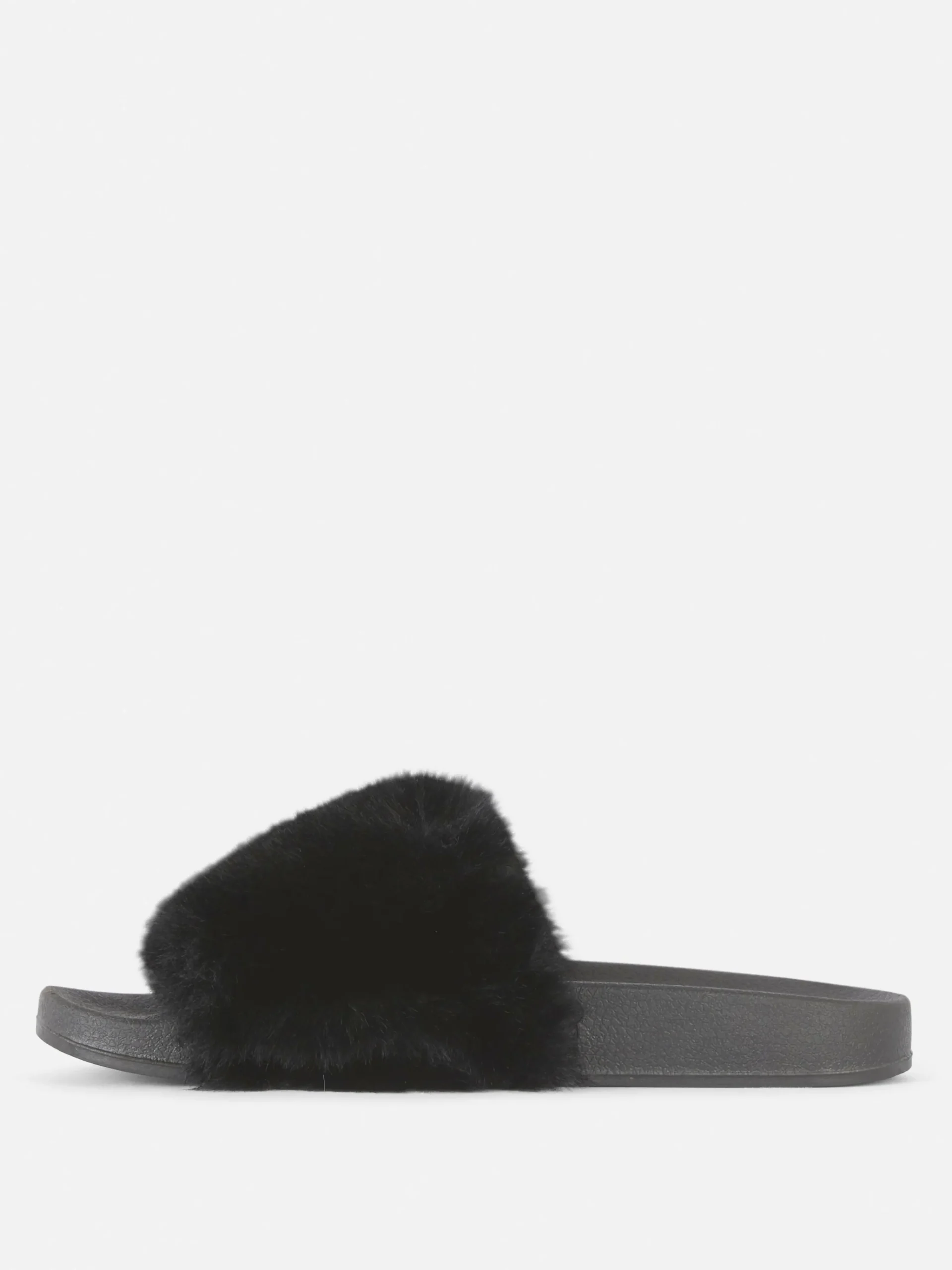 Faux Fur Slides|Primark