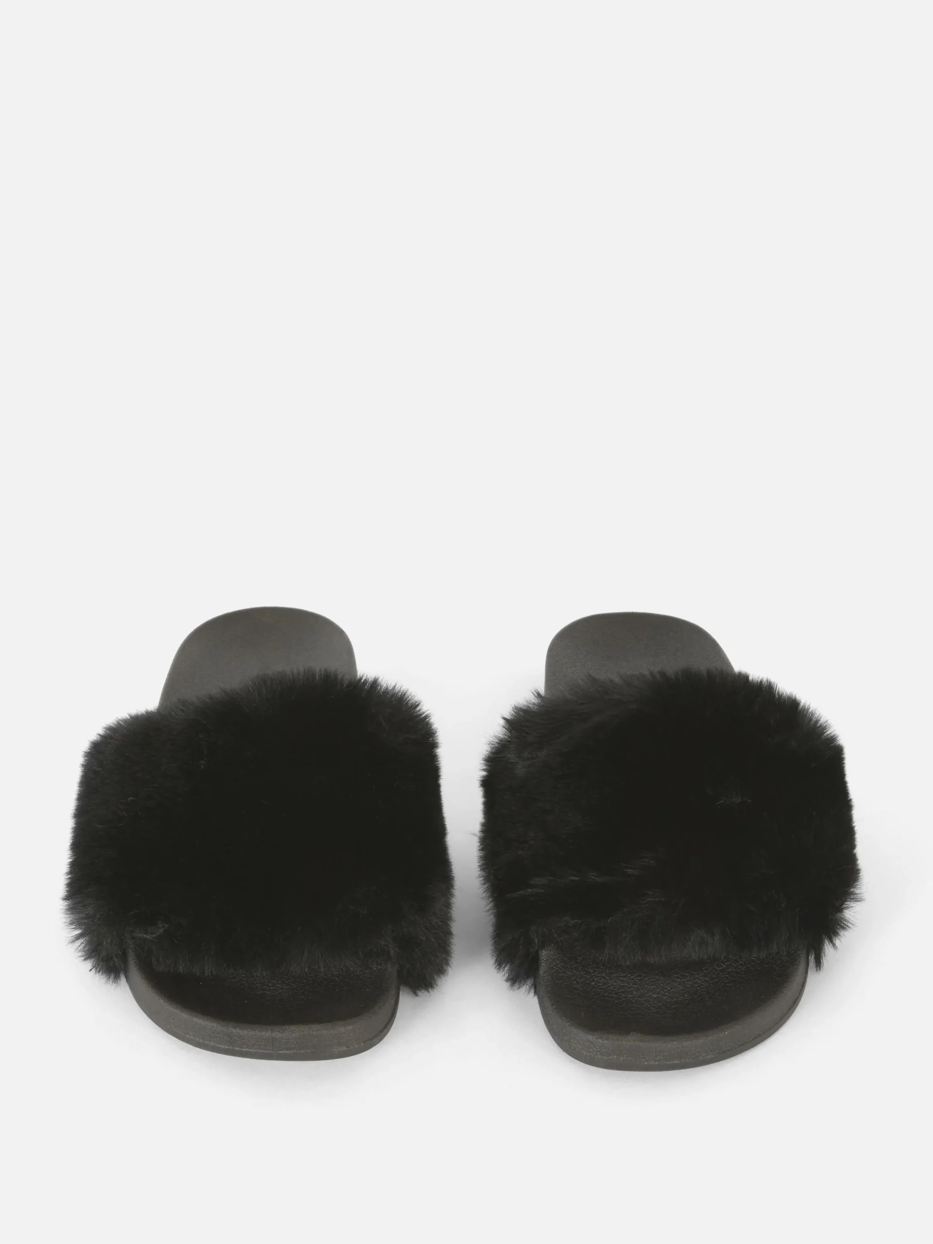 Faux Fur Slides|Primark