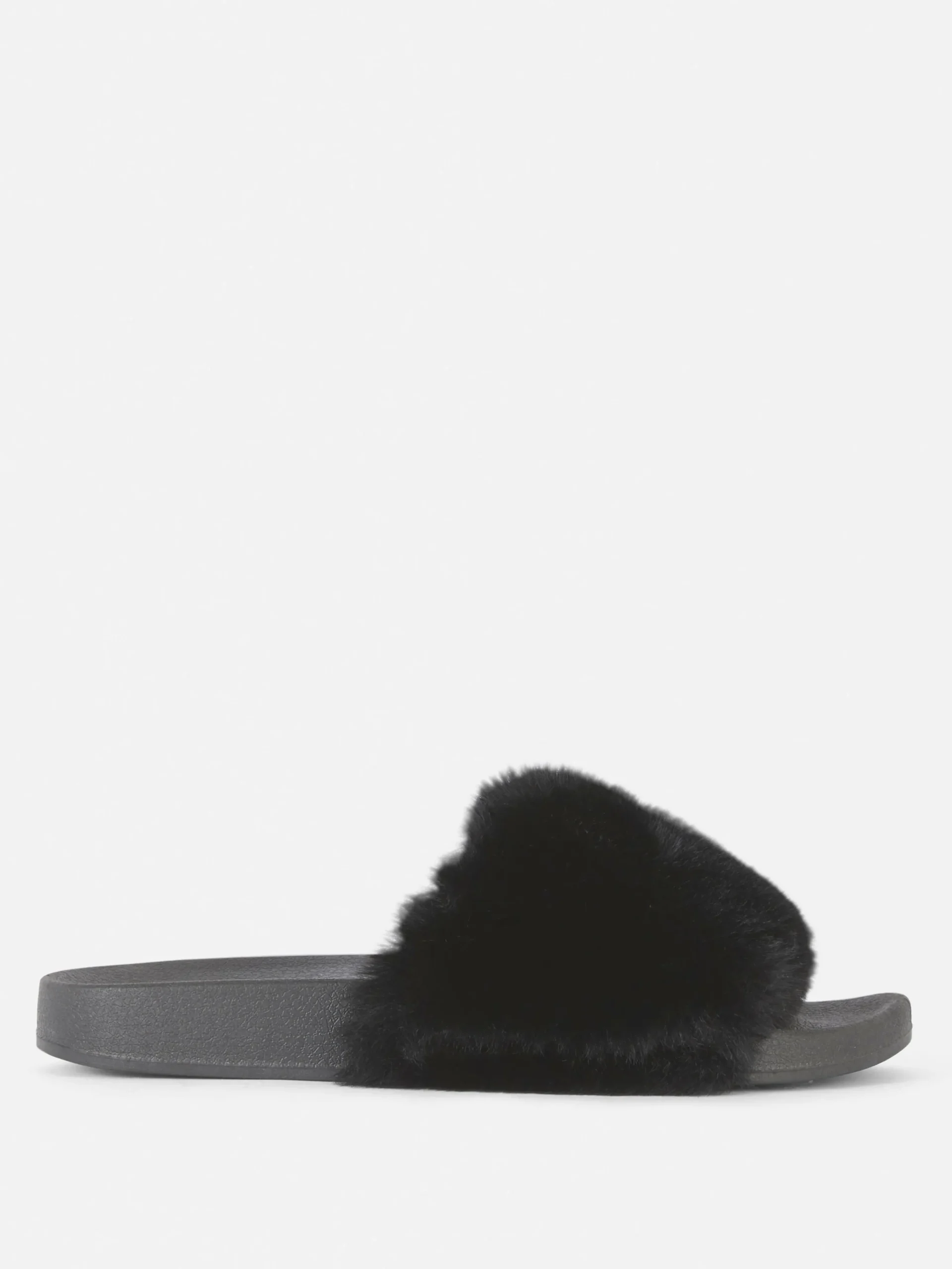 Faux Fur Slides|Primark