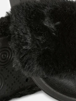 Faux Fur Slides|Primark New