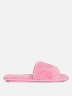 Faux Fur Slippers|Primark Discount