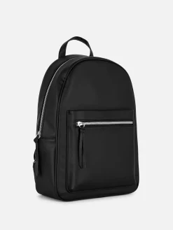Faux Leather Backpack|Primark New