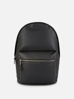 Faux Leather Backpack|Primark Clearance