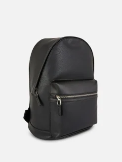 Faux Leather Backpack|Primark Clearance