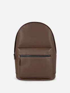 Faux Leather Backpack|Primark Outlet