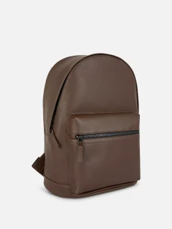 Faux Leather Backpack|Primark Outlet