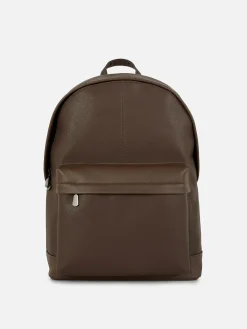 Faux Leather Backpack|Primark Outlet