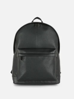 Faux Leather Backpack|Primark Hot