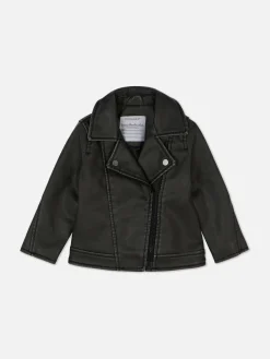 Faux Leather Biker Jacket|Primark Discount