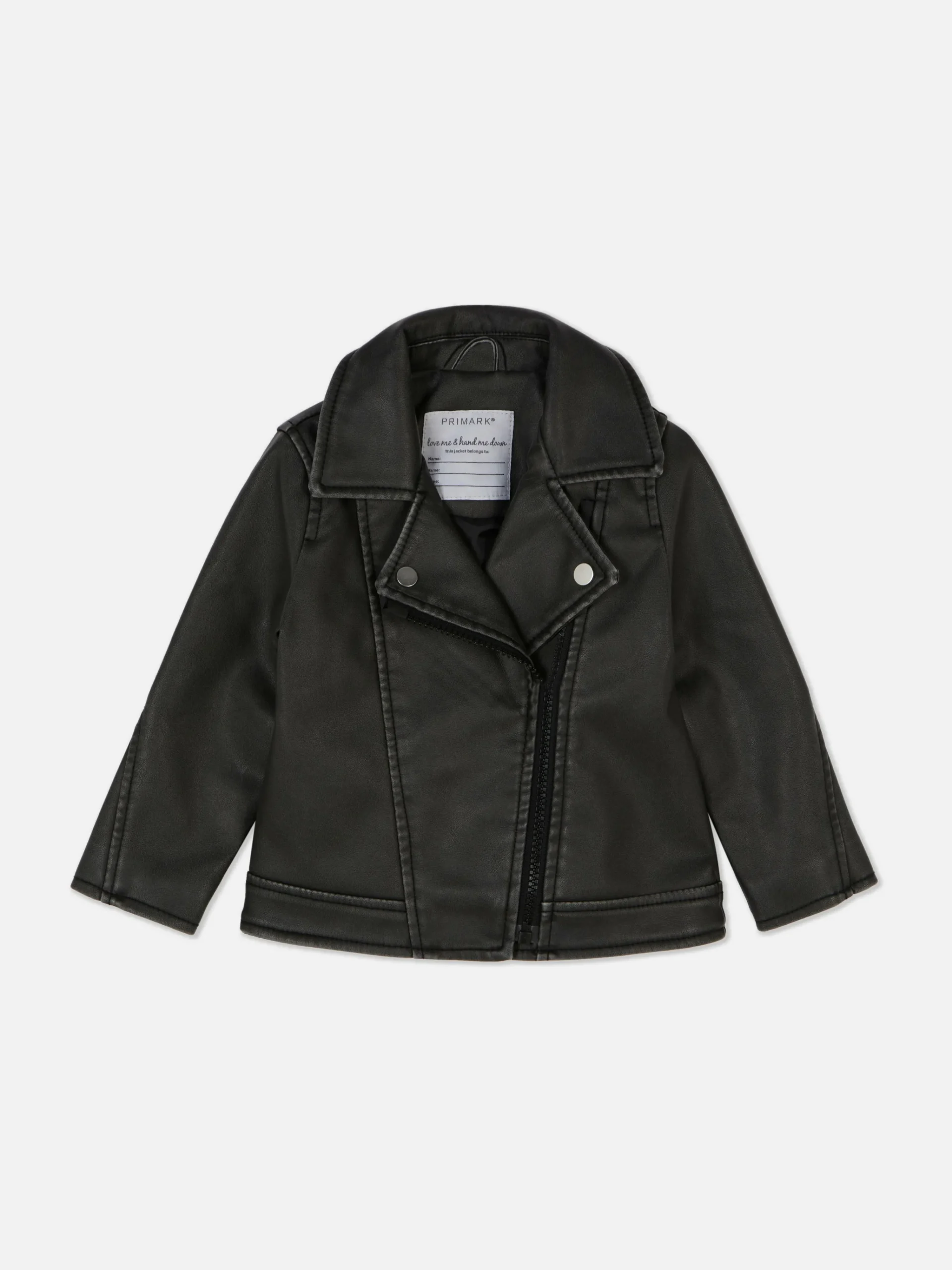 Faux Leather Biker Jacket|Primark Discount