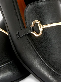 Faux Leather Buckle Loafers|Primark Outlet