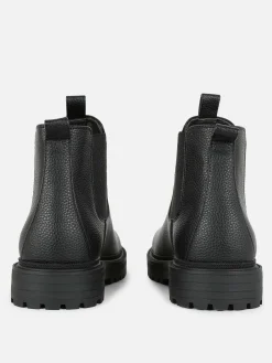 Faux Leather Chelsea Boots|Primark