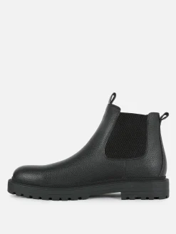 Faux Leather Chelsea Boots|Primark