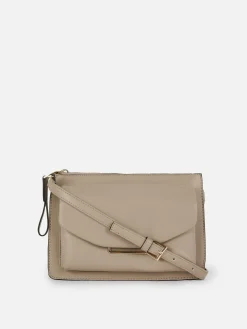 Faux Leather Crossbody Bag|Primark Hot