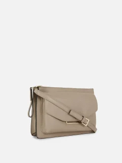 Faux Leather Crossbody Bag|Primark Hot