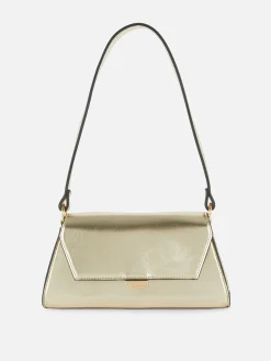 Faux Leather Flap Over Shoulder Bag|Primark Hot