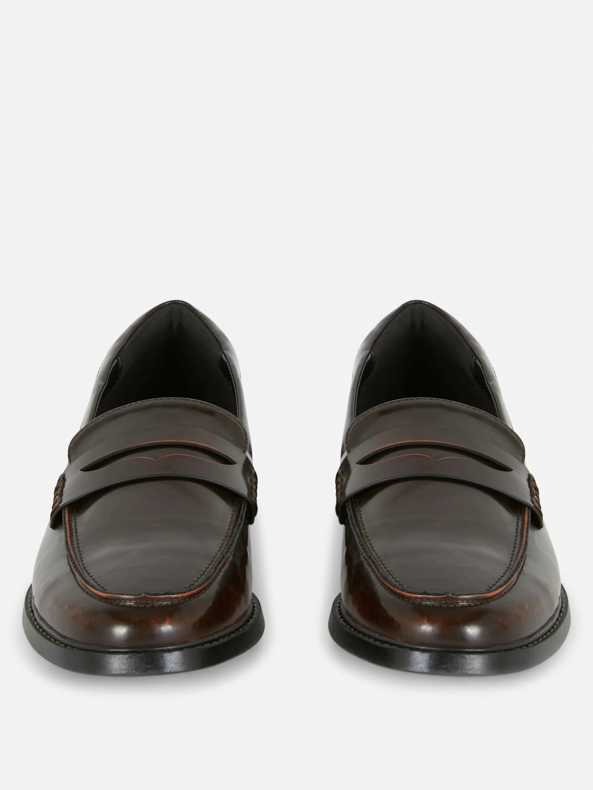 Faux Leather Penny Loafers|Primark Hot
