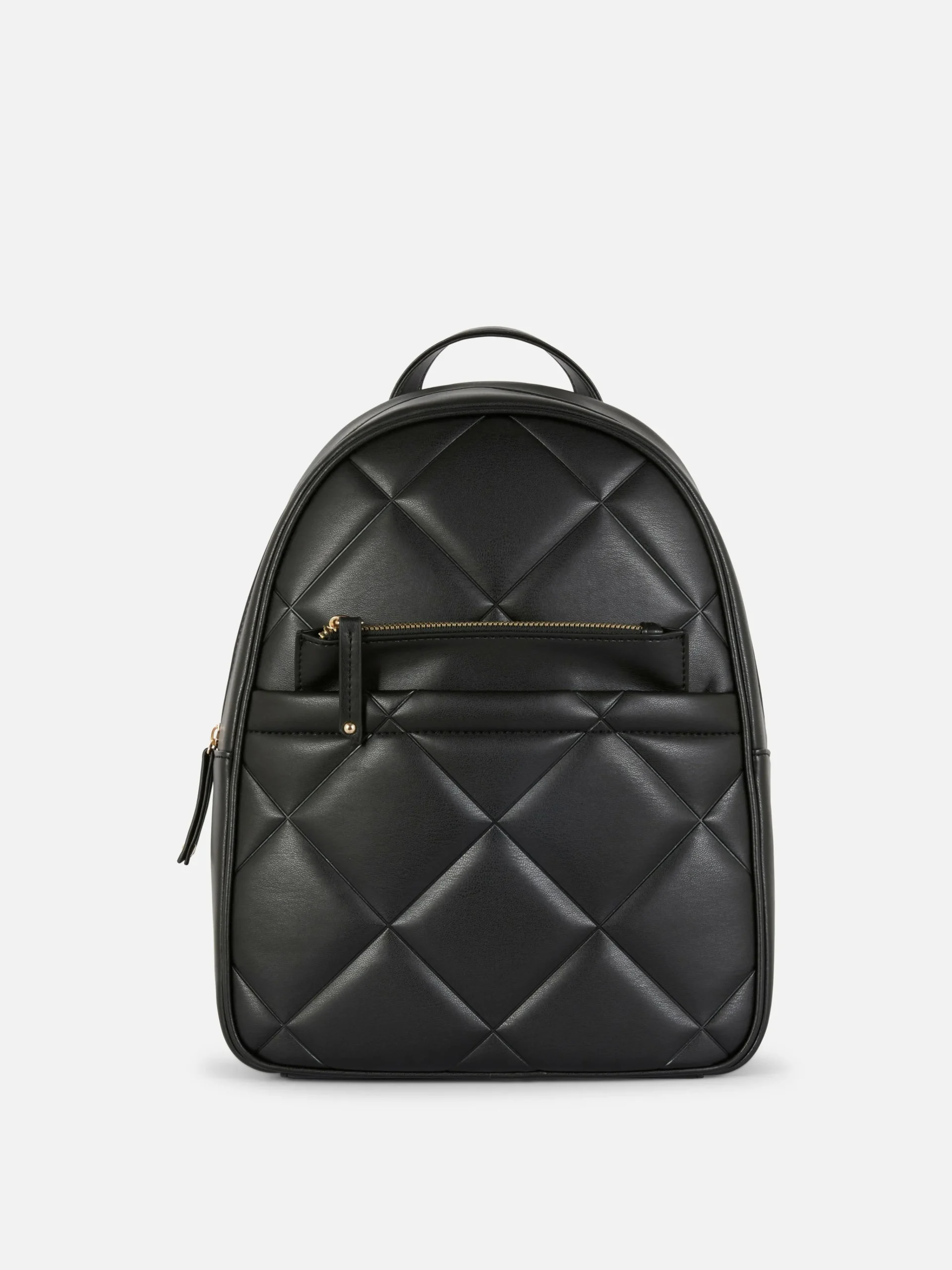 Faux Leather Quilted Backpack|Primark Sale