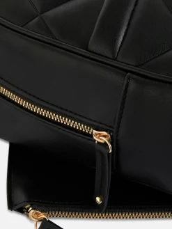 Faux Leather Quilted Backpack|Primark Sale