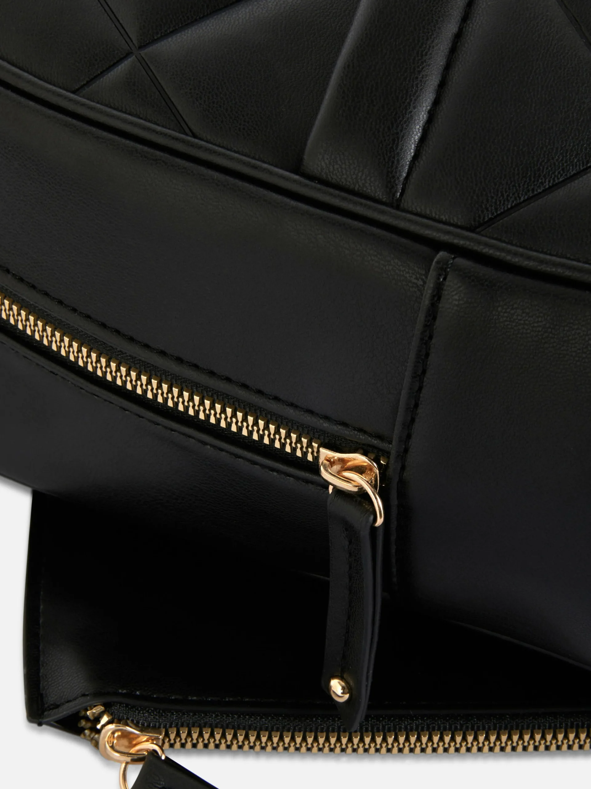 Faux Leather Quilted Backpack|Primark Sale
