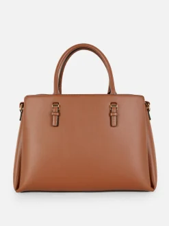 Faux Leather Removable Pouch Tote|Primark Hot