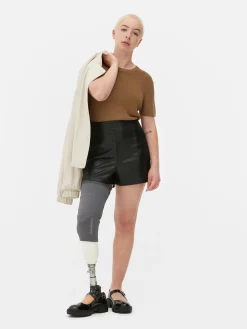 Faux Leather Shorts|Primark Best
