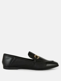 Faux Leather Snaffle Loafers|Primark Clearance