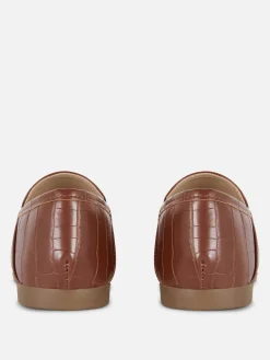 Faux Leather Snaffle Loafers|Primark Online