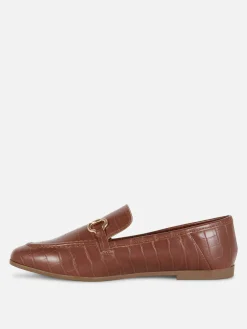Faux Leather Snaffle Loafers|Primark Online