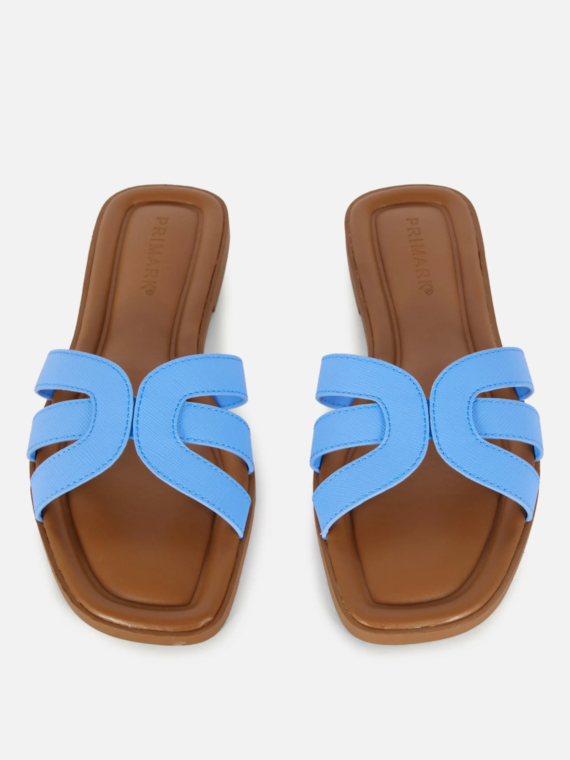Faux Leather Strappy Mules|Primark New