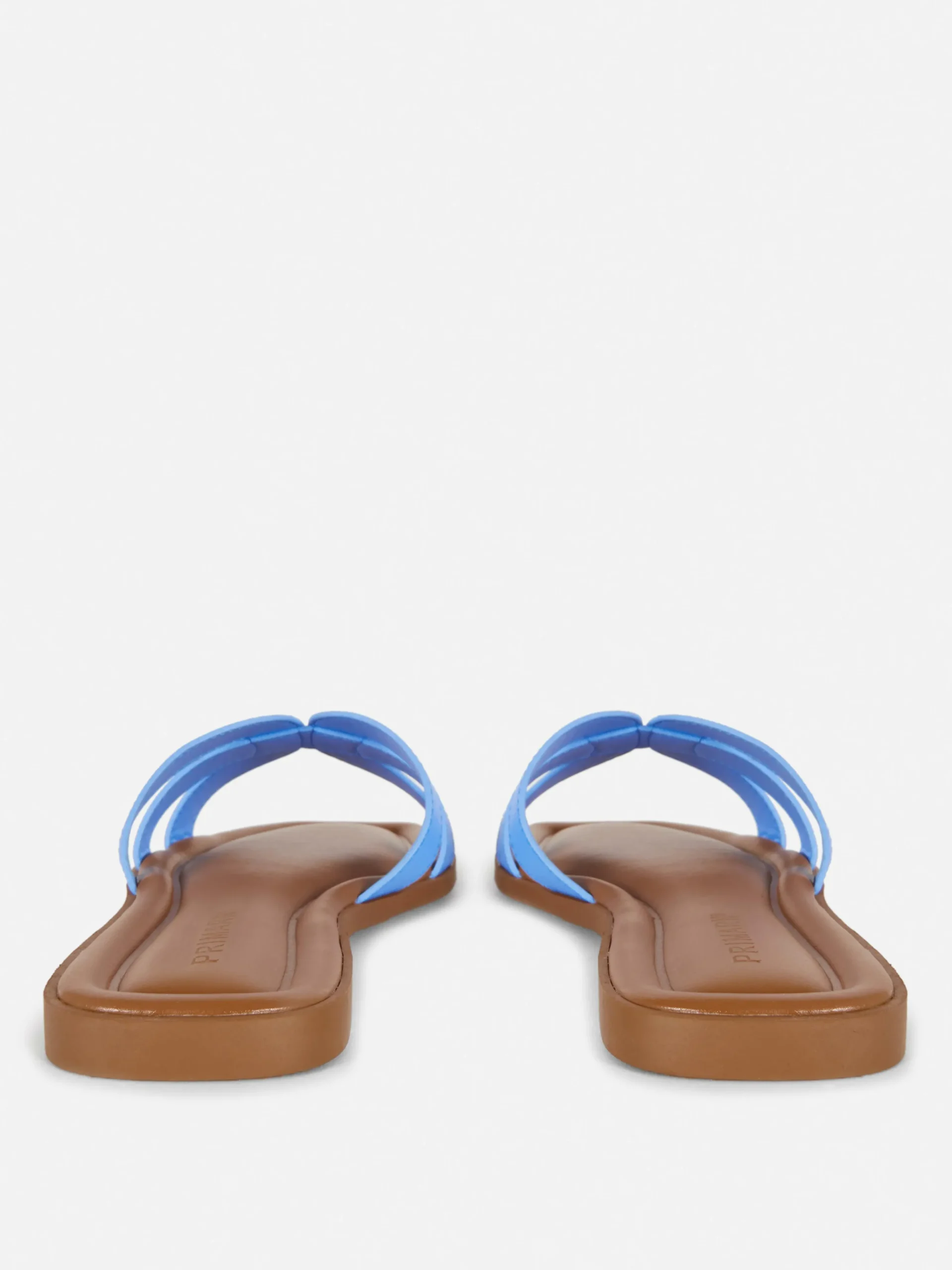 Faux Leather Strappy Mules|Primark New