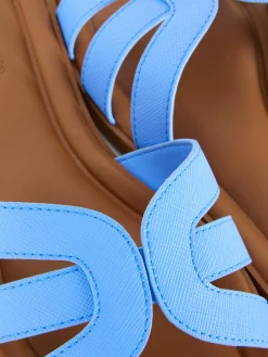 Faux Leather Strappy Mules|Primark New