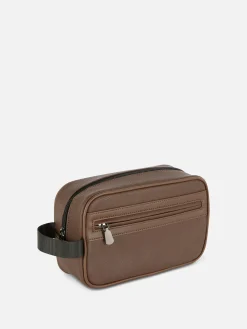 Faux Leather Toiletry Bag|Primark Best