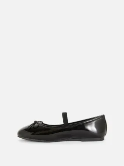 Faux Patent Ballerinas|Primark New