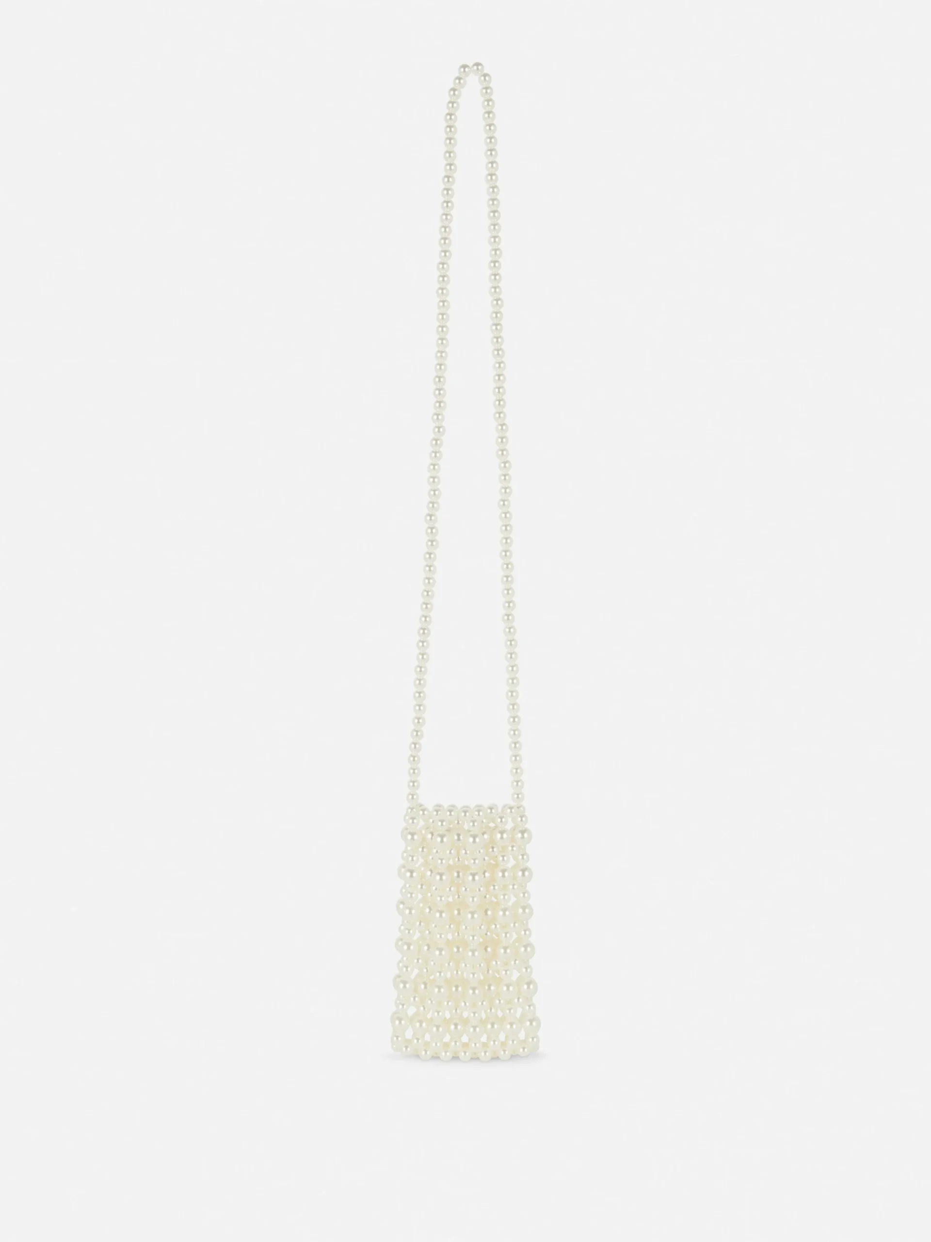 Faux Pearl Phone Bag|Primark Hot