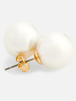 Faux Pearl Stud Earrings|Primark