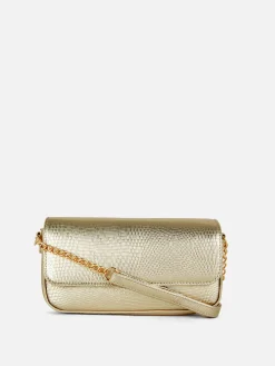 Faux Snakeskin Crossbody Bag|Primark Online