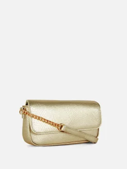 Faux Snakeskin Crossbody Bag|Primark Online