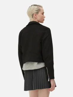 Faux Suede Biker Jacket|Primark Discount
