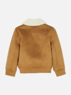 Faux Suede Bomber Jacket|Primark Sale