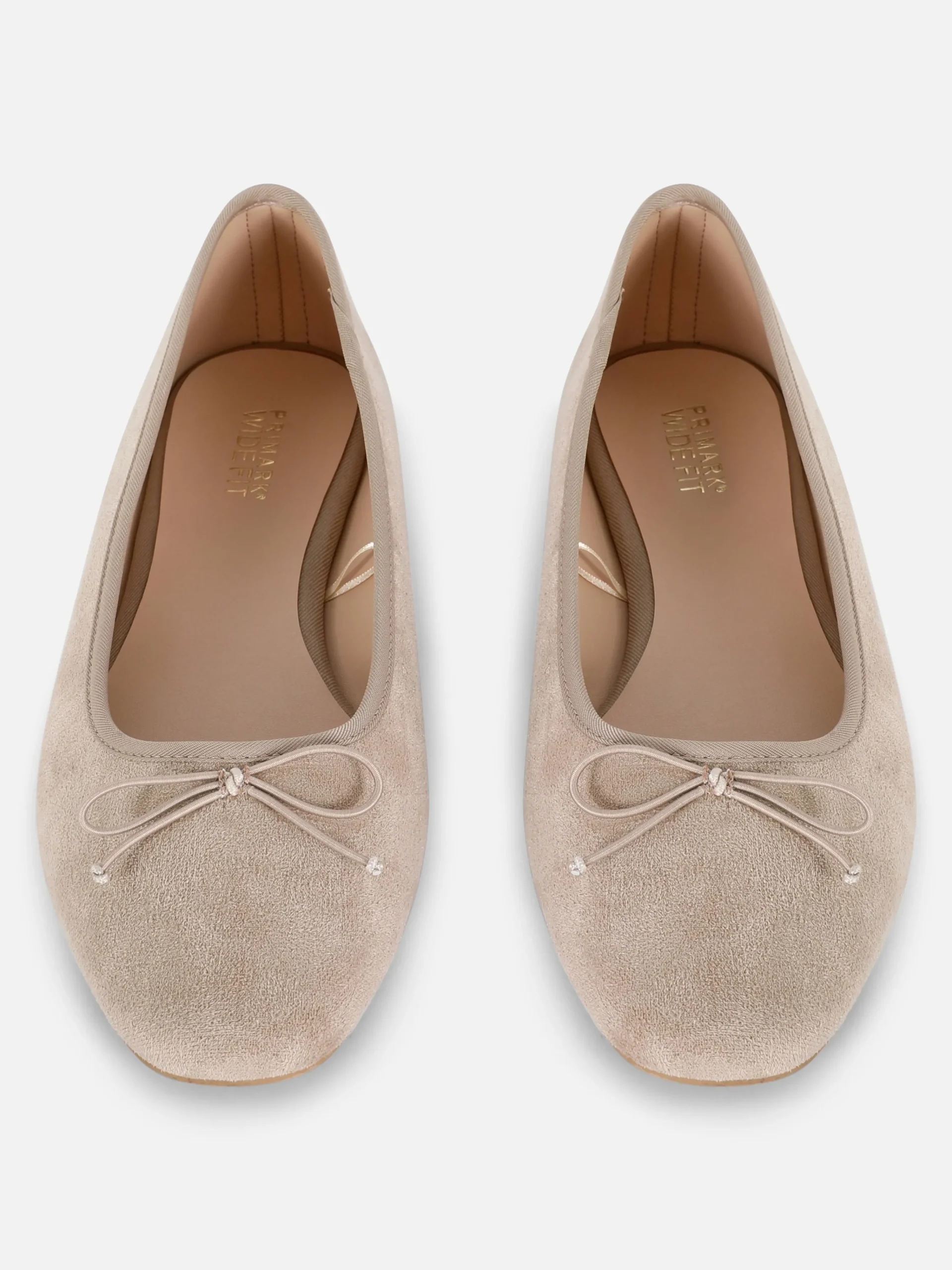Faux Suede Bow Ballerinas|Primark Clearance