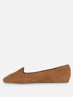 Faux Suede Flats|Primark Clearance