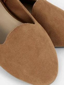Faux Suede Flats|Primark Clearance
