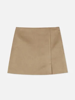 Faux Suede Mini Skirt|Primark Hot