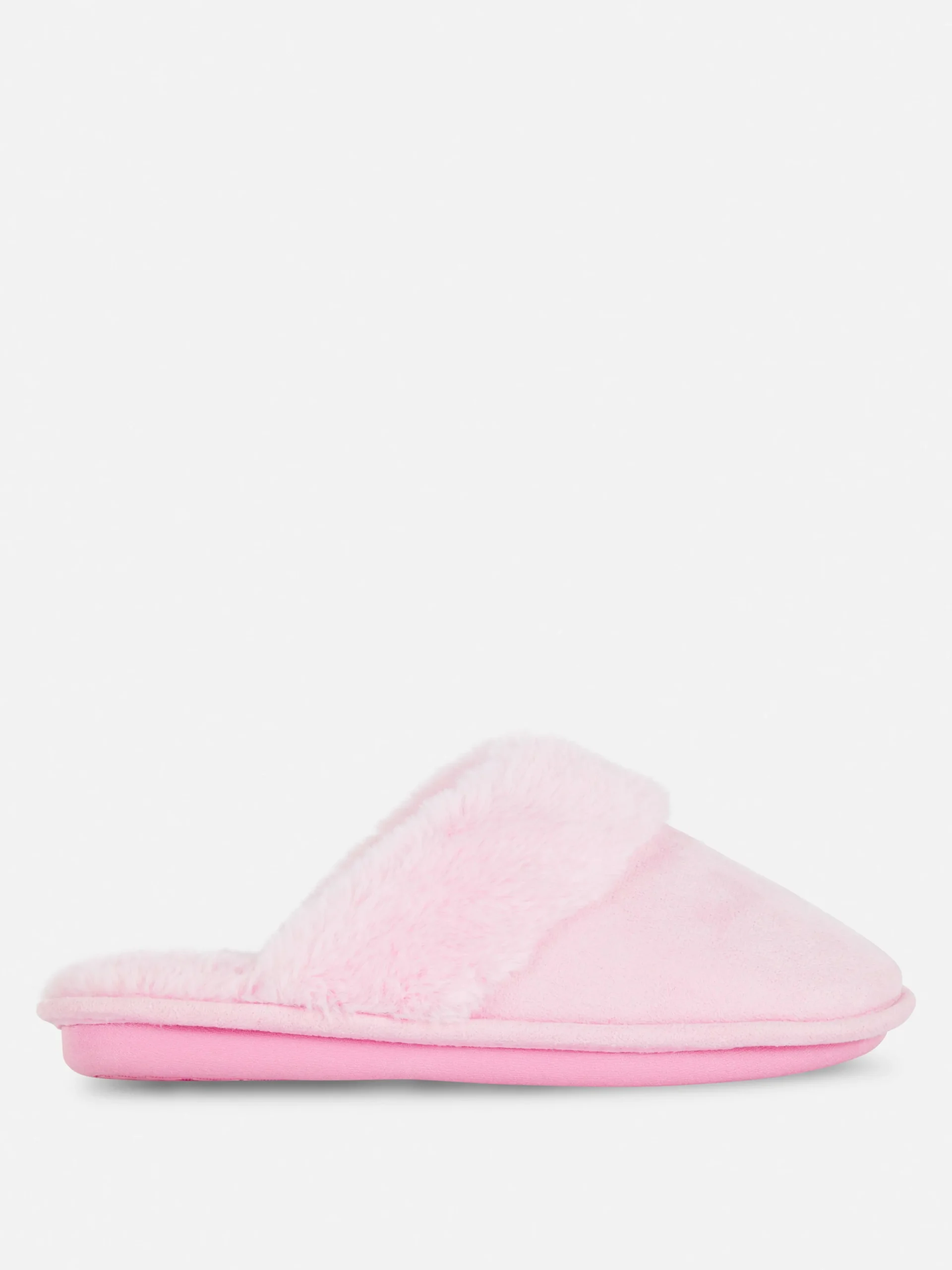 Faux Suede Slippers|Primark Clearance