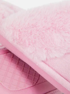 Faux Suede Slippers|Primark Clearance