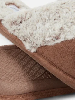 Faux Suede Slippers|Primark Sale