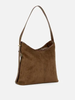 Faux Suede Slouchy Shopper|Primark