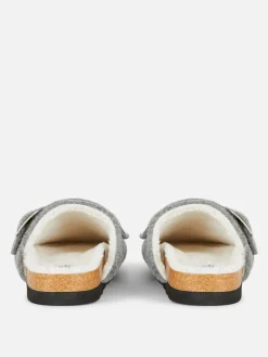Felt Clog Mules|Primark